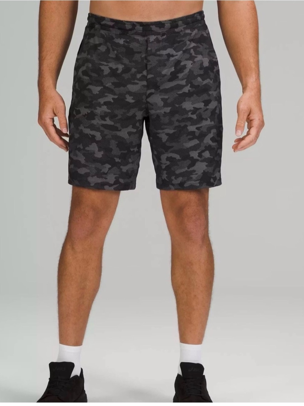 Lululemon Men’s Pace Breaker Shorts in Camo Lined 9” inseam Size Large